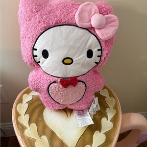 Hello Kitty with Pink Bow with Hearts 2025 Valentine’s Day Pillow